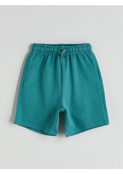 Yeni Sezon Beli Lastikli Basic Erkek Çocuk Şort