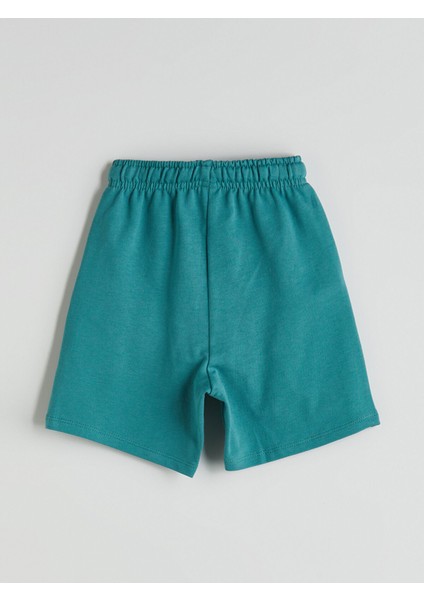 Yeni Sezon Beli Lastikli Basic Erkek Çocuk Şort modelleri