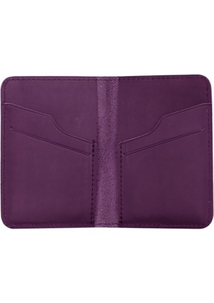 Gerçek Deri Cüzdan Kartlık El Yapımı Hakiki Premium Deri Italyan Dikiş 6 Kart Bölmeli Kompakt Cüzdan Hediyeli