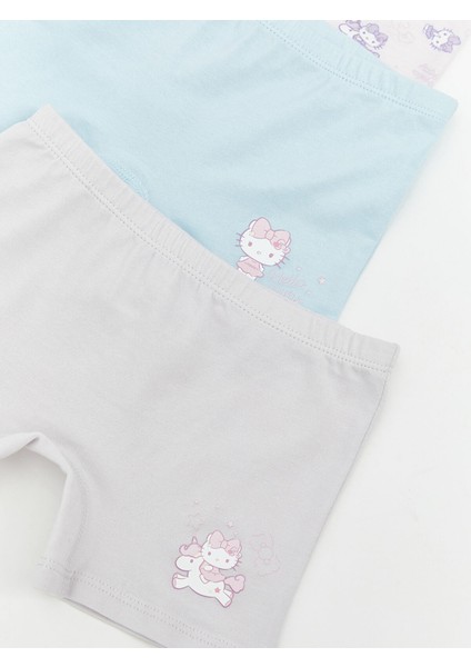 Yeni Sezon Hello Kitty Baskılı Kız Çocuk Boxer 3'lü modelleri