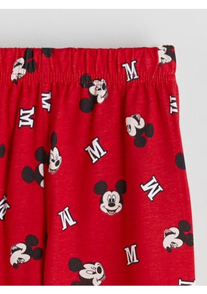 Yeni Sezon Beli Lastikli Mickey Mouse Baskılı Erkek Çocuk Pijama Alt fiyatları