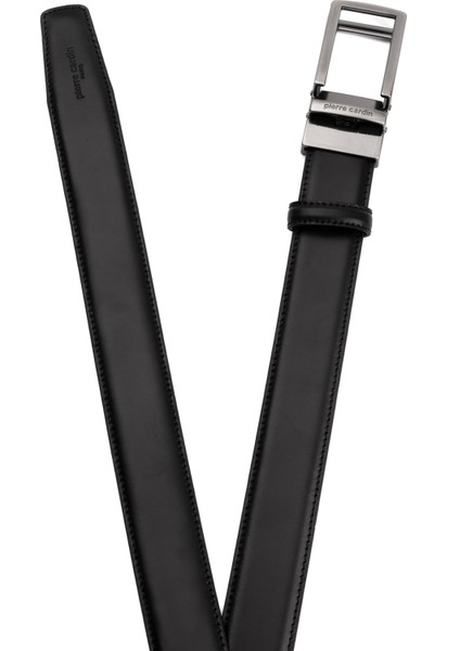 Siyah Deri Otomatik Tokalı Erkek Kemeri (En 3,5 Cm) PCOTM01S6T fırsatları