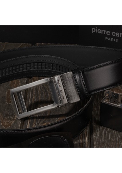 Siyah Deri Otomatik Tokalı Erkek Kemeri (En 3,5 Cm) PCOTM01S6T indirimleri