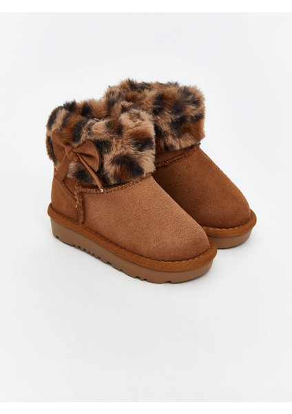 Yeni Sezon Süet Görünümlü Kız Bebek Bot