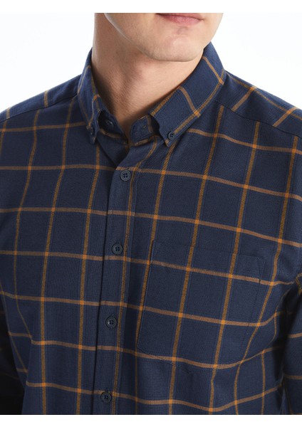 Yeni Sezon Regular Fit Uzun Kollu Ekose Erkek Gömlek modelleri