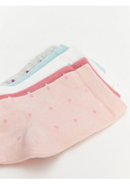 Yeni Sezon Baskılı Kız Bebek Soket Çorap 5'li fırsatları