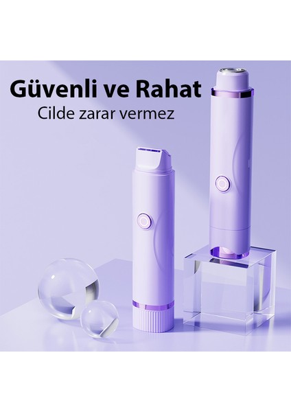 Şarjlı Epilasyon ve Traş Makinası Yüz Vücut Için Hassas Başlıklı Traş Makinası Burun Yüz Için modelleri