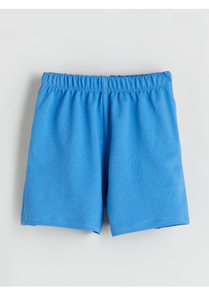 Yeni Sezon Beli Lastikli Erkek Bebek Şort