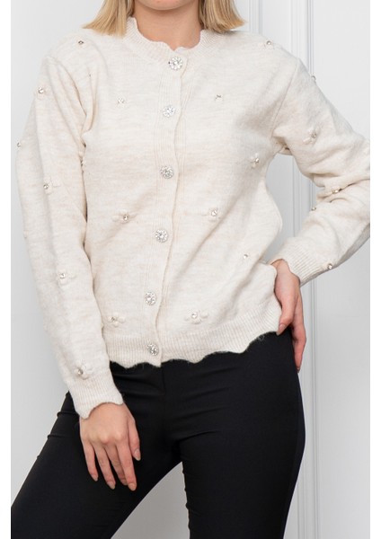 Trend Model Taşlı Yumoş Triko Hırka 25508 fiyatları
