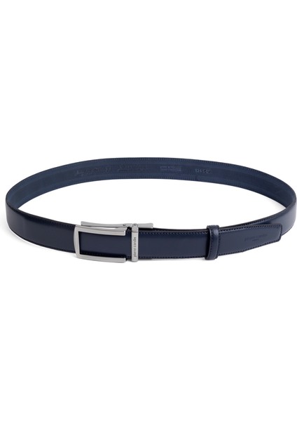 Lacivert Deri Otomatik Tokalı Erkek Kemeri (En 3,5 Cm) PCOTM01L6T modelleri