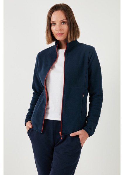 Slim Fit Anti-Pilling Tüylenme Yapmayan Fermuarlı 2'li Paket Polar Hırka Bayan Hırka 5907012S2 modelleri