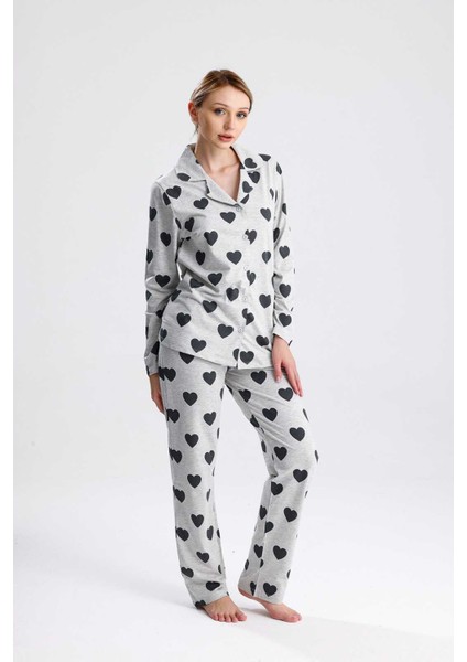 Pamuklu Pijama Takımı 5007