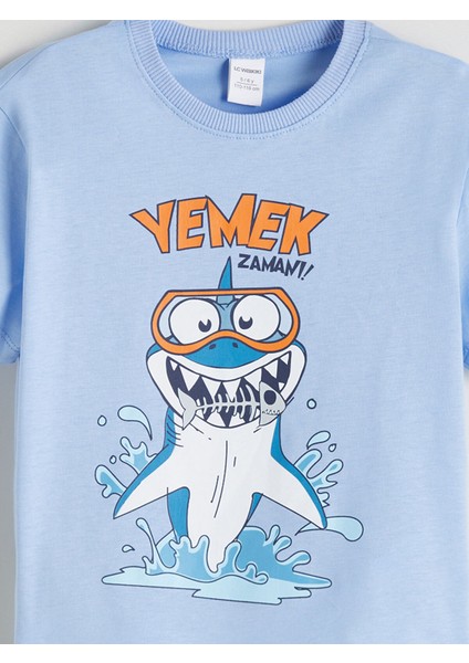 Yeni Sezon Bisiklet Yaka Baskılı Erkek Çocuk Tişört fırsatları