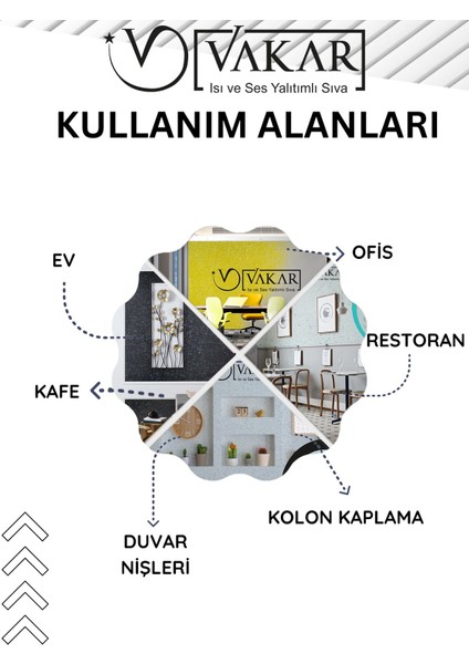 Canlı Sıva | Ipek Sıva | Dekoratif Sıva | Eco-02 Siyah Simli 1/2 PAKET modelleri