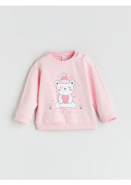 Yeni Sezon Kız Bebek Sweatshirt ve Eşofman Altı 2'li fiyatları