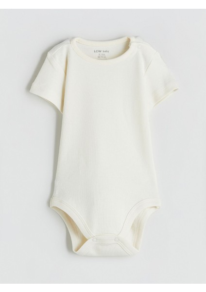 Yeni Sezon Bisiklet Yaka Kısa Kollu Kız Bebek Çıtçıtlı Body 3'lü fiyatları