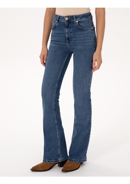 Kadın Mavi Jean Pantolon 50318242-VR036 fiyatları