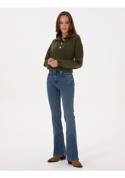 Kadın Mavi Jean Pantolon 50318242-VR036 modelleri