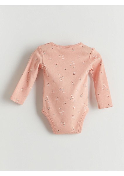 Yeni Sezon Çiçekli Kız Bebek Çıtçıtlı Body 2'li modelleri