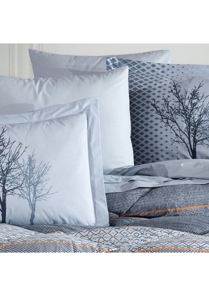 Tanya Indigo - Poplin Çift Kişilik Uyku Seti fiyatları