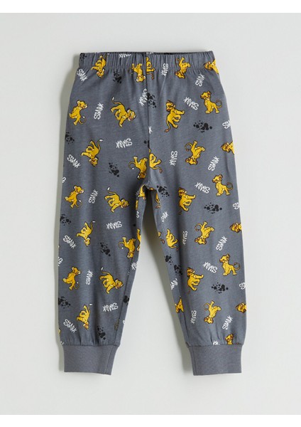 Yeni Sezon Aslan Kral Baskılı Erkek Çocuk Pijama Takımı indirimleri