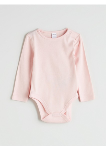 Yeni Sezon Bisiklet Yaka Kız Bebek Çıtçıtlı Body 3'lü indirimleri