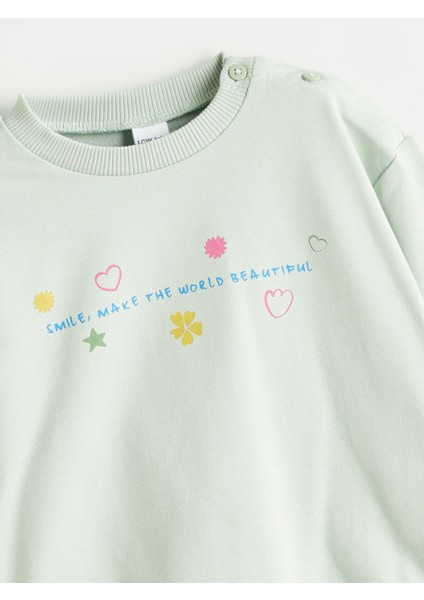 Yeni Sezon Kız Bebek Sweatshirt ve Eşofman Altı 2'li modelleri