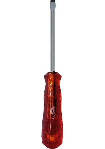 Sonmıx Düz Uçlu Tornavida Şeffaf 6 x 125 mm