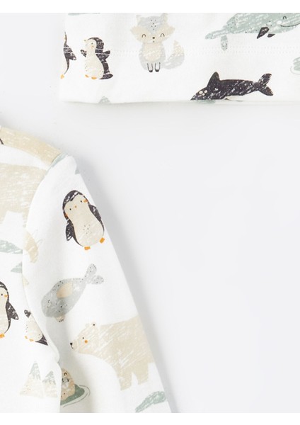 Yeni Sezon Baskılı Erkek Bebek Hastane Çıkış Seti modelleri