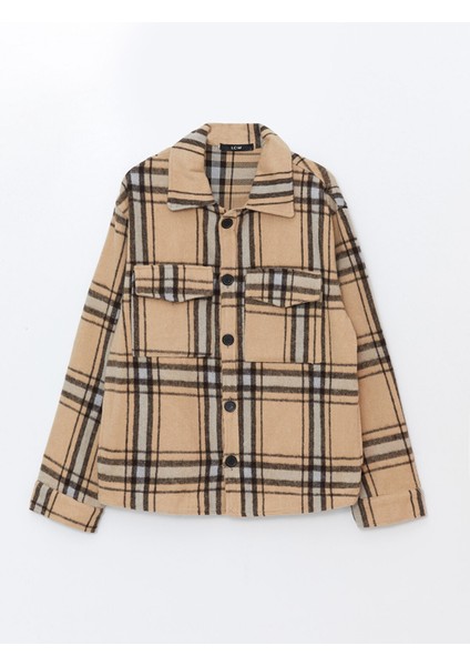 Yeni Sezon Regular Fit Uzun Kollu Ekose Erkek Gömlek Ceket indirimleri