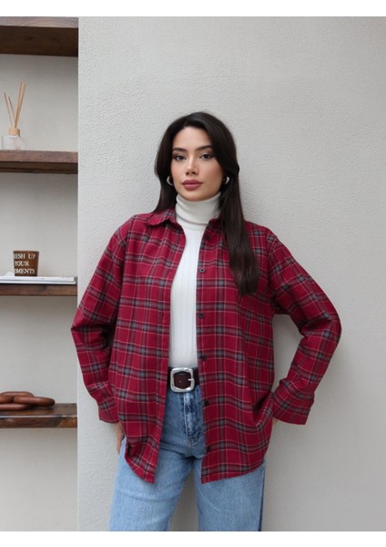 Oversize Ekose Gömlek fırsatları