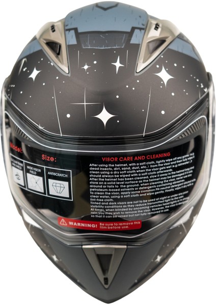JK20 Motopoint JK-902 Güneş Vizörlü Çene Açılır Kask