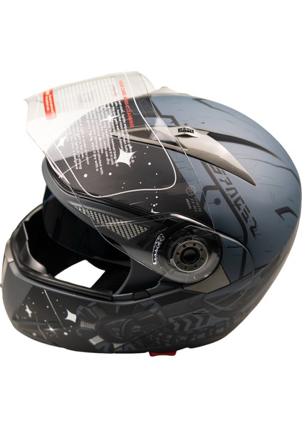 JK20 Motopoint JK-902 Güneş Vizörlü Çene Açılır Kask fiyatları