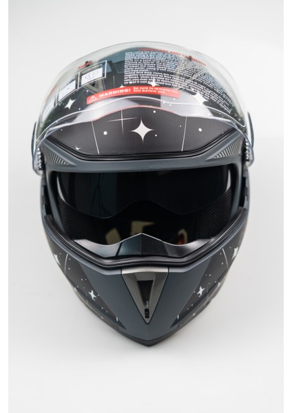 JK20 Motopoint JK-902 Güneş Vizörlü Çene Açılır Kask indirimleri