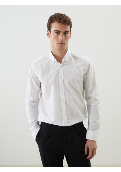 Yeni Sezon Regular Fit Uzun Kollu Ekose Erkek Gömlek