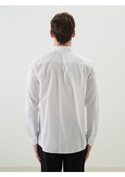 Yeni Sezon Regular Fit Uzun Kollu Ekose Erkek Gömlek fırsatları