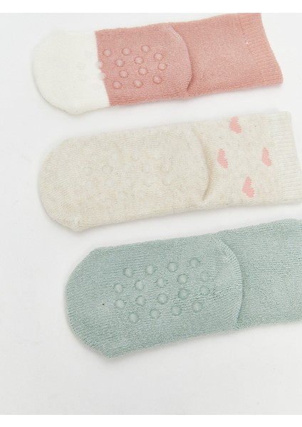 Yeni Sezon Desenli Kız Bebek Soket Çorap 3'lü fiyatları