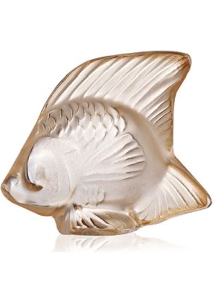 Gold Balık Formlu Kristal Obje