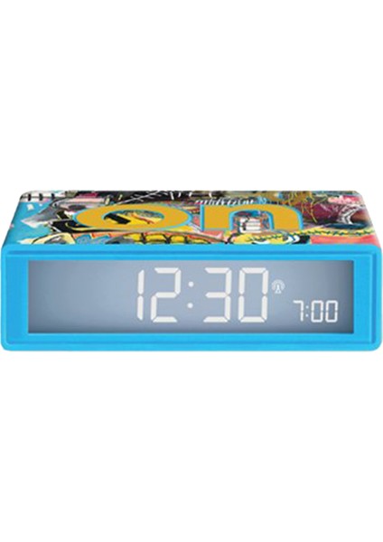 Flip x Jean-Michel Basquiat Skull Dijital Alarmlı Masa Saati