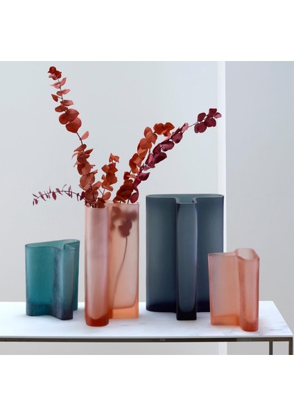 Indigo Blue Küçük Boy Cam Vazo fırsatları