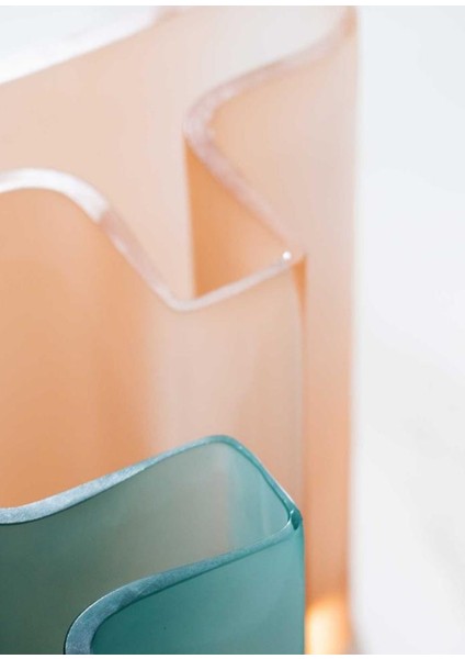 Peach Büyük Boy Cam Vazo fırsatları