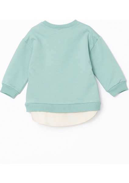 Yeni Sezon Hakim Yaka Erkek Bebek Sweatshirt ve Pantolon 2'li fırsatları