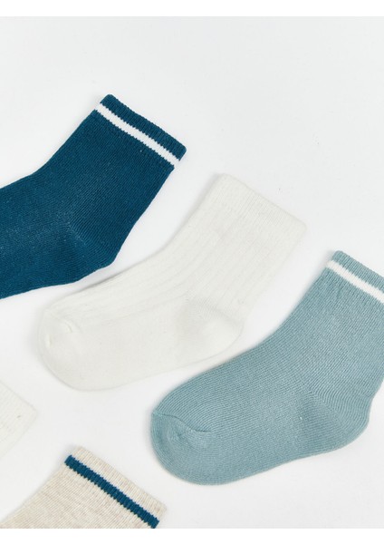 Yeni Sezon Çizgili Erkek Bebek Soket Çorap 5'li fiyatları