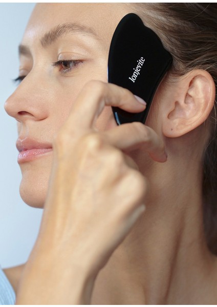 Kanat Şekilli Siyah Obsidyen Gua Sha fiyatları