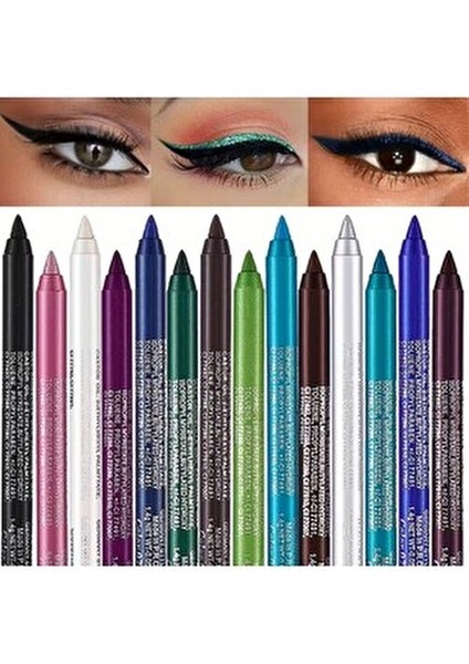 12 Li Model Ultra Yağlı Renkli Göz Kalemi modelleri
