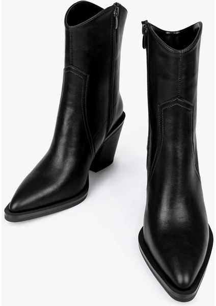 Kadın Bellini Siyah Cilt Kovboy Bot modelleri