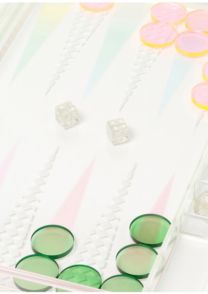 Ombre Lucite Backgammon Sherbert Oyun modelleri