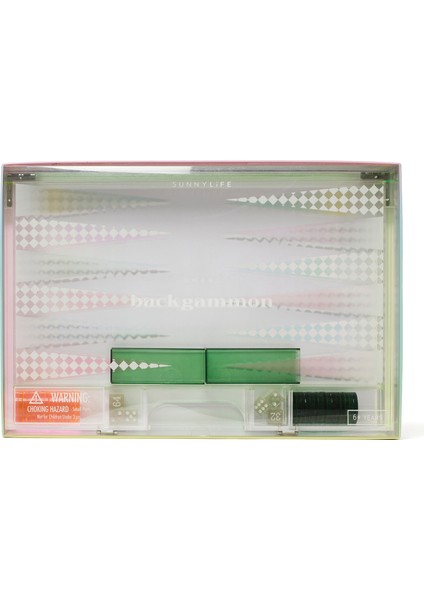 Ombre Lucite Backgammon Sherbert Oyun fırsatları