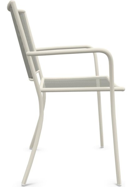 Athena Matt White Çelik Bahçe Sandalyesi modelleri