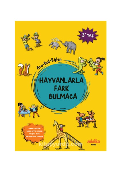 Hayvanlarla Fark Bulmaca / Ara-Bul-Eğlen